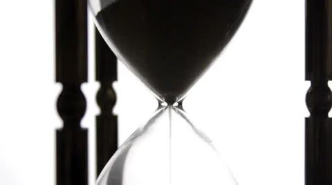 Hourglass Silhouette Stock Footage 22995359