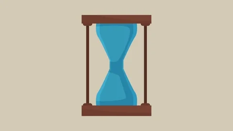 hourglass through time scenes HD animati... | Stock Video | Pond5