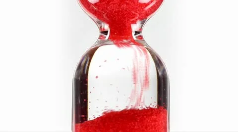 Hourglass - time lapse Stock Footage 9138961