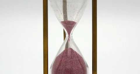 Hourglass Time Lapse Stock Footage 89736234