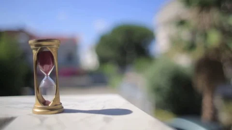Hourglass in Timelapse Video stock 71029525
