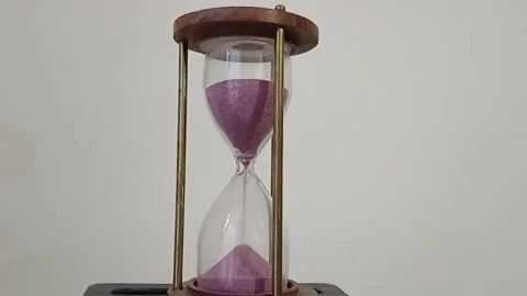 An hourglass in Timelapse Stock Footage 273030336