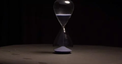 Hourglass timer 6k Stock Footage 239189983