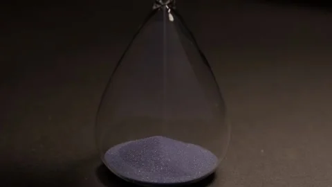Hourglass timer close up Stock Footage 239189967