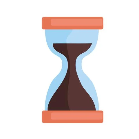Hourglass timer device Stock Illustration