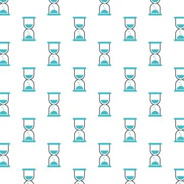 Hourglass timer sand pattern background Stock Illustration