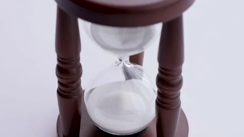 Hourglass under high angle Stock Footage 236285813