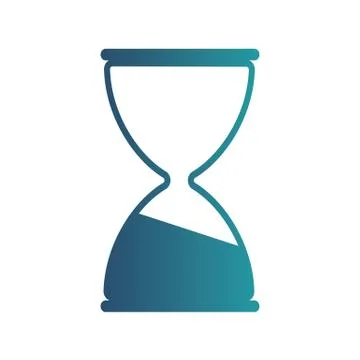 Hourglass vector icon, web and mobile. Busy sign vector icon. Isolated gradient Stock Illustration