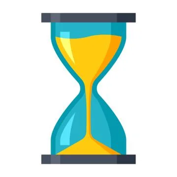 Hourglass vector illustration Stock Illustration