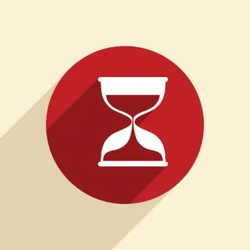 Hourglass waiting. 스톡 일러스트