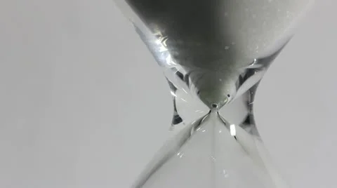 Hourglass on white background 動画素材 10878120