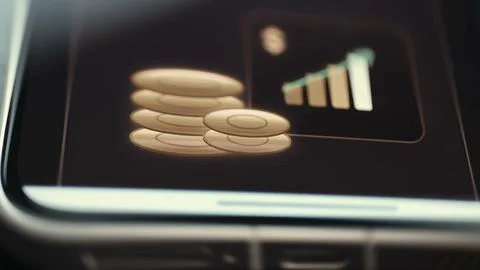 Hourly GPU Computing Cost and Revenue Growth Foto stock