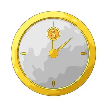 Hourly rate illustration Stock Illustration