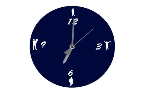 Hours of diligent work 写真素材