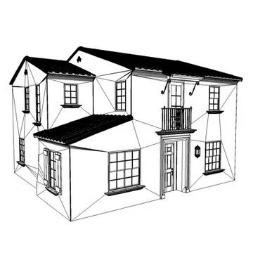 House 1.c4d 3D Model