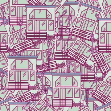 House abstraction Stock Illustration