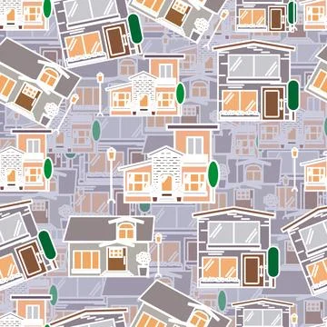 House abstraction Stock Illustration