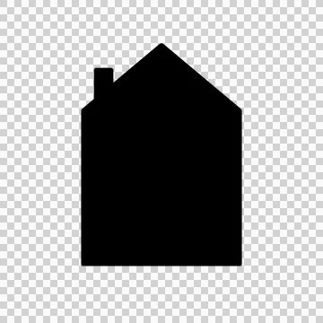 House address icon that can be used for sticker, scrapbook, icon, etc. Ilustração Stock