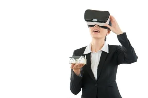 House agent manager using virtual reality Photos