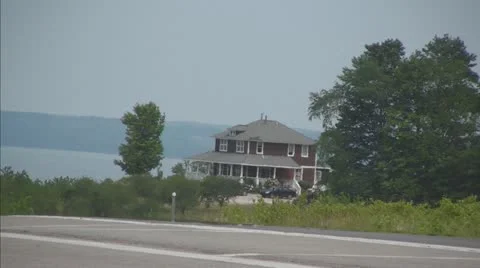 House along the Bay Video stock 11096710