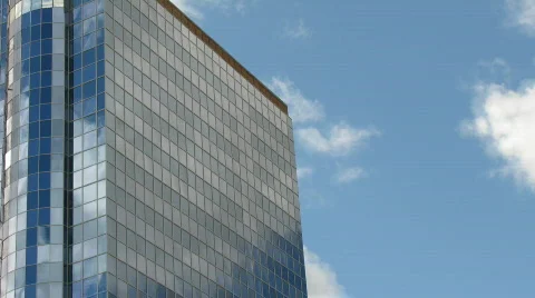 HOUSE and CLOUDS time lapse Stock Footage