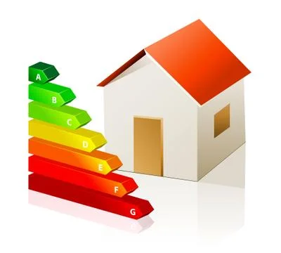 House and energy classification Stock Illustration