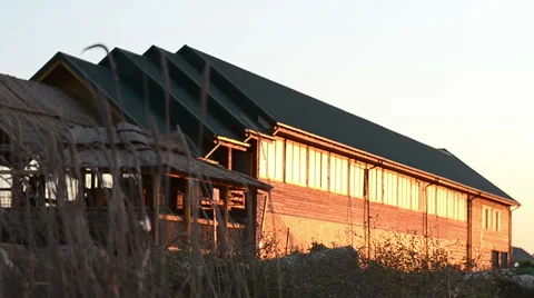 House and grass Stock Footage 55651320