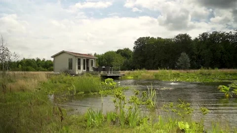 House and Landscape Stock Footage 139146257