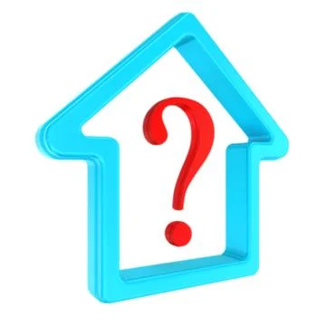 House and question 스톡 일러스트