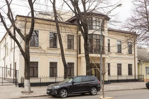 House and trees. Fotos Stock