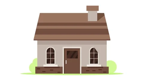 House animation Stock Footage 195943528