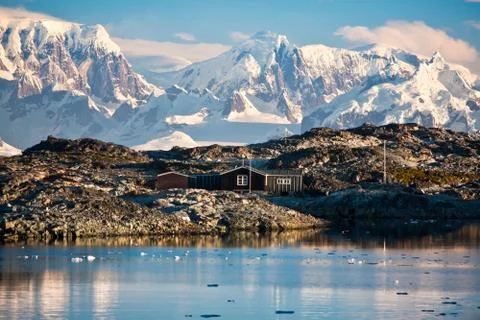 A house in Antarctica Fotos Stock