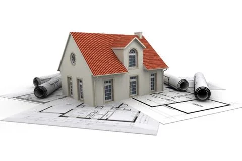 House architecture Stock Illustration