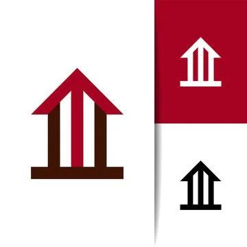 House Arrow Icon Vector Design Stock Illustration