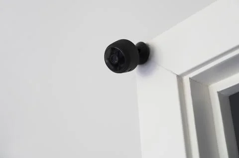 House automation with security camera Stock Photos