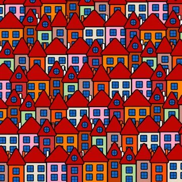 House background Stock Illustration