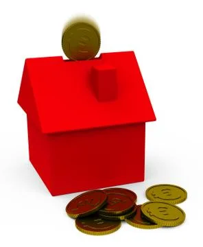 The house bank Stock Illustration