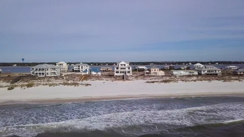 House on the Beach Stock Footage 124298873