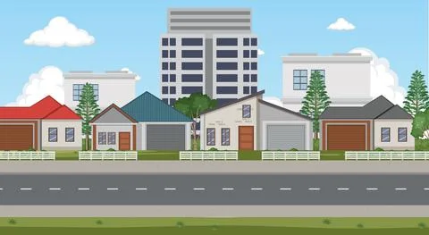 House by the beach Stock-Illustration
