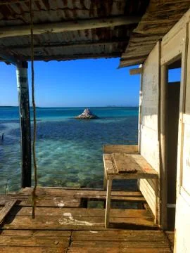 House in the beach Foto stock