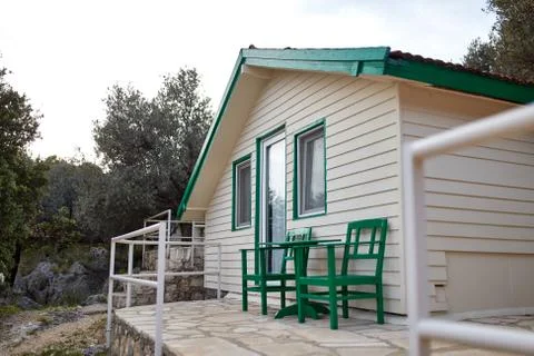 House on beach Stock Photos