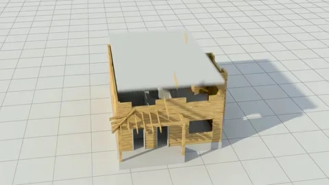 The house is being built 스톡 동영상 150505898