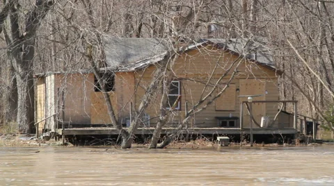 House being flooded Stock-Footage 1121230
