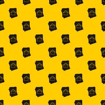 House blueprint pattern vector Illustrazione stock