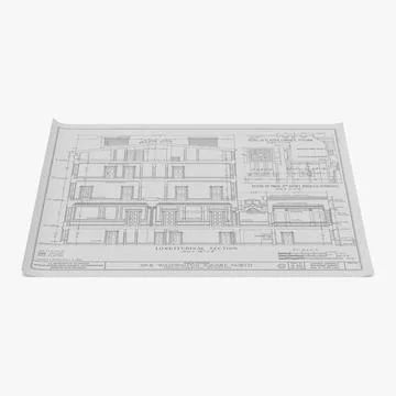 House Blueprints 3 3D Model