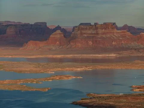 HOUSE BOAT LAKE POWELL Foto stock