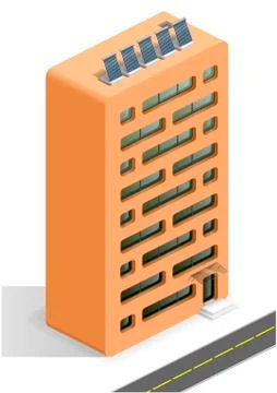 House as a brick Stock Illustration