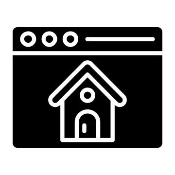 House browser Vector Icon Design Illustration 스톡 일러스트
