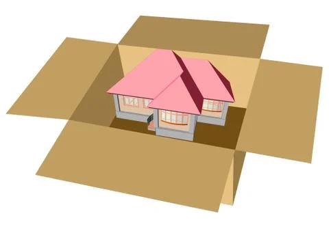 House building concept Illustrazione stock