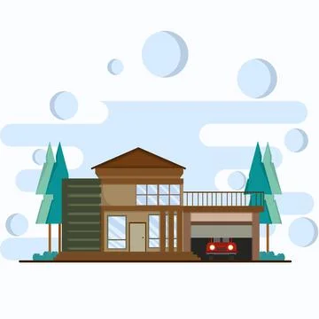 House building concept Stock Illustration